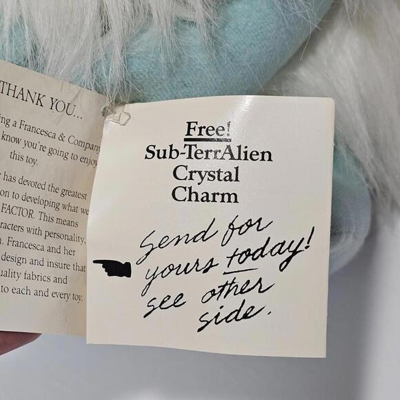 Vintage 1986 Francesca & Company Layla Sub- Terralien Plush Stuffed Toy - Picture 7 of 10